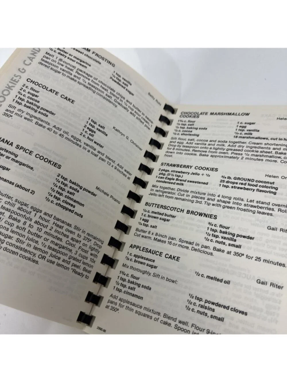 1986 Recipes from Saint Peter's Church Cookbook LeRoy New York
